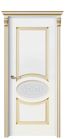 Межкомнатная дверь Алина 5/2 ДО